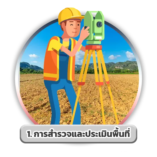 1. การสำรวจและประเมินพื้นที่ - Thai Euro PEB